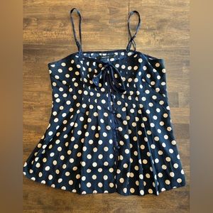 Ark & co. Polka dot camisole